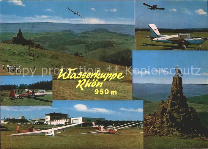 Segelflug Gliding Vol-Voile Vuolo-a-Vela Volo-a-Vela-- Wasserkuppe Rhoen Flieger