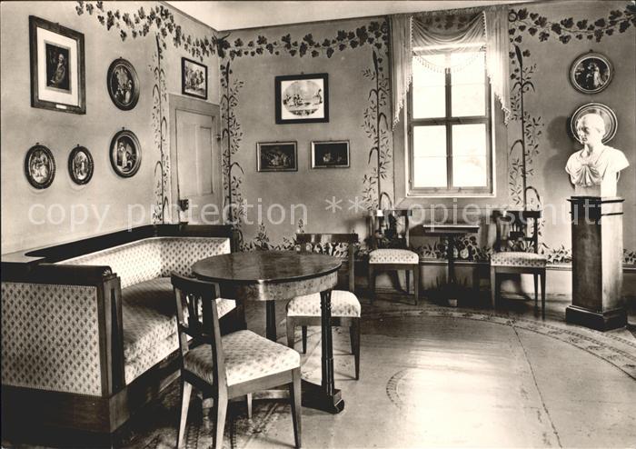 Goethe Johann Wolfgang von Weimar Schloss Tiefurt Goethezimmer