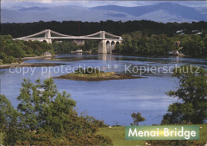 Bruecken Bauwerke Menai Suspension Bridge