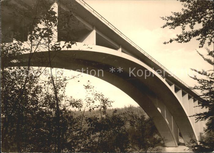 Bruecken Bauwerke Teufelstalbrücke Autobahn Dresden-Eisen