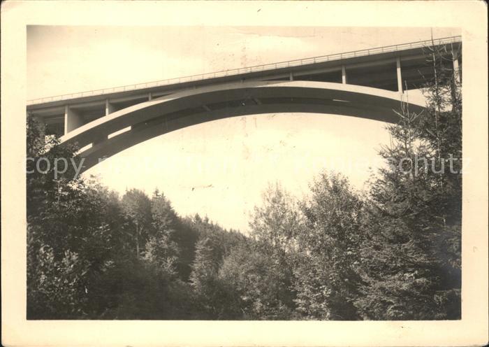 Bruecken Bauwerke Teufelstalbruecke Autobahn Dresden-Eisenach Hermsdorf