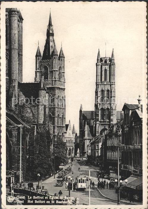 Strassenbahn Gand Le Beffroi Eglise St. Bavon