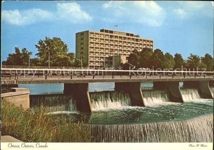 Ontario Canada Bruecke Wasserfall