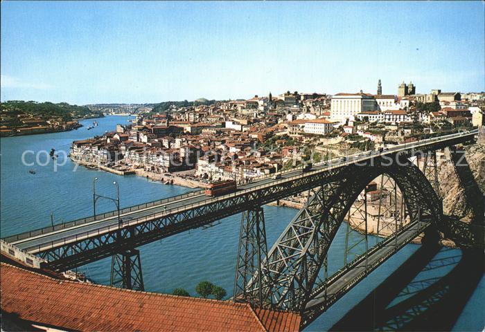 Portugal Hafen Bruecke D. Luis sobre o rio Douro