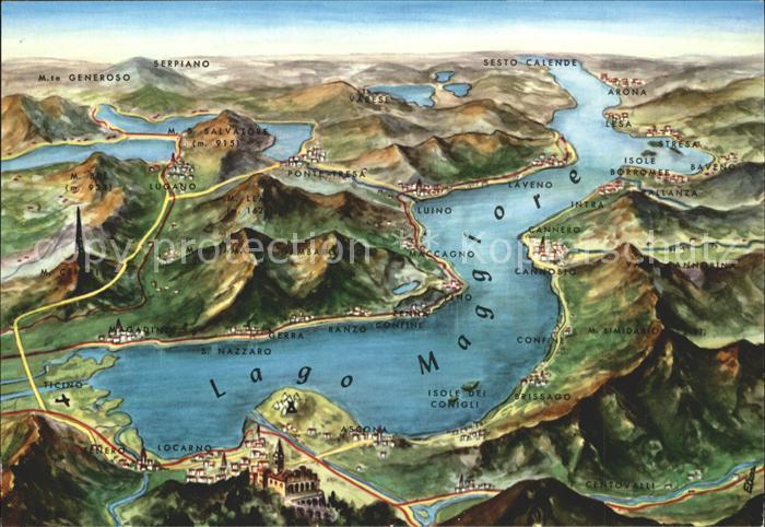 Lago Maggiore Gebirge am Lago Maggiore