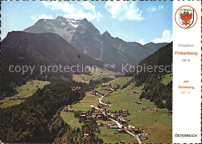 Finkenberg Tirol Erholungsort Finkenberg mit Gruenberg
