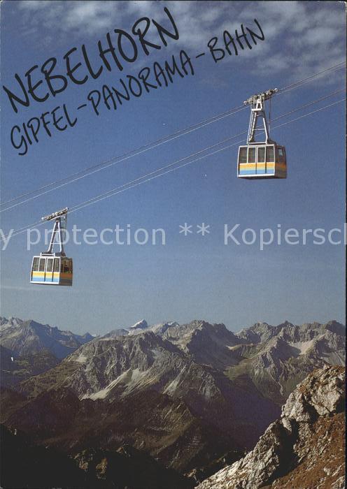 Nebelhorn Gipfel-Panorama-Seilbahn