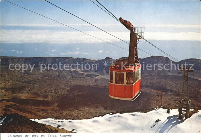 Tenerife Islas Canarias Teleferico del pico del Teide