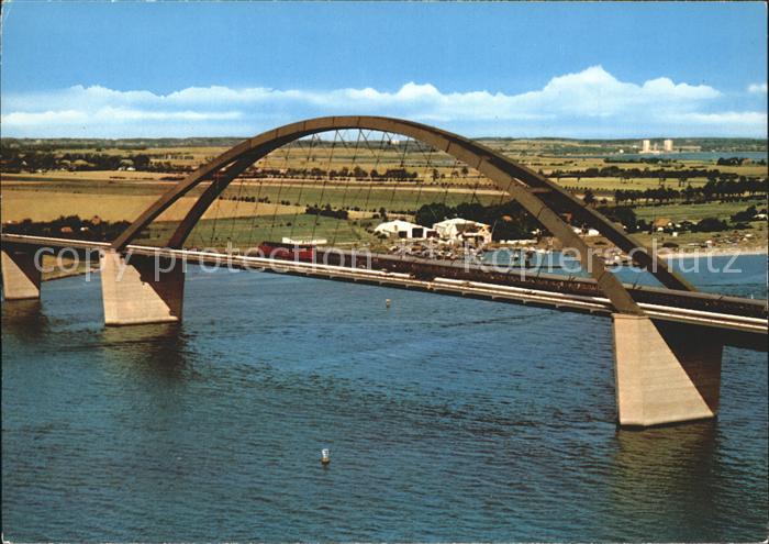 Bruecken Bauwerke Fehmarnsund-Bruecke Fliegeraufnahme