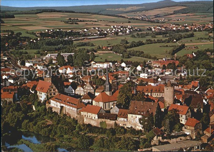 Schlitz Hessen Hotel-Restaurant Vorderburg Fliegeraufnahme