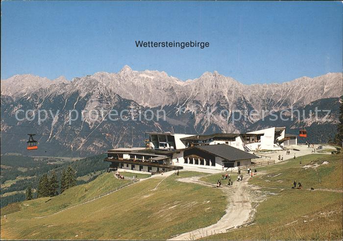 Rosshuette Wettersteingebirge Seilbahn Seefelder-Joch Haermelekopf
