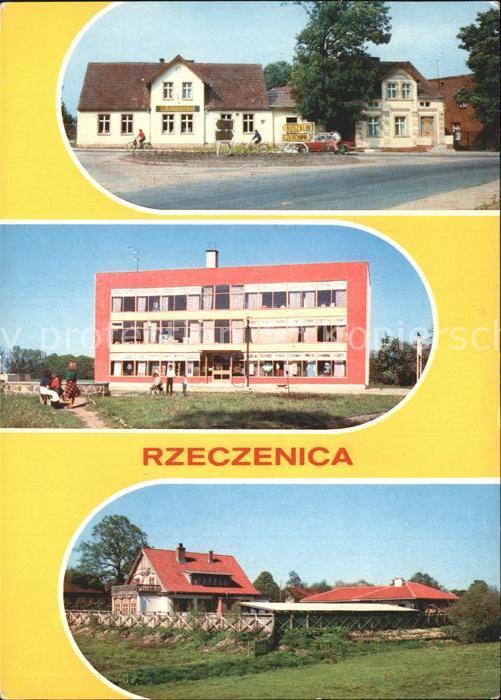 Rzeczenica Hotel Mysliwski Dom Handlowy Fragment miejscowosci