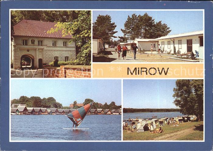 Mirow Torhaus Strandbad Mirower See Granzow Bungalowsiedlung