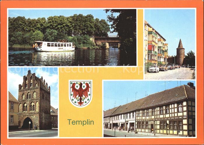 Templin Ortsteil Faehrkrug Eisenbahnbruecke Muehlentor Berliner Strasse