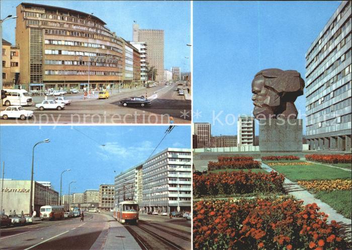 Karl-Marx-Stadt CHEMNITZ Karl-Marx-Allee Strasse der Nationen