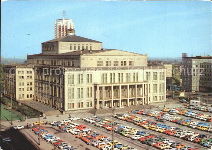 LEIPZIG Sachsen Opernhaus Karl-Marx-Platz