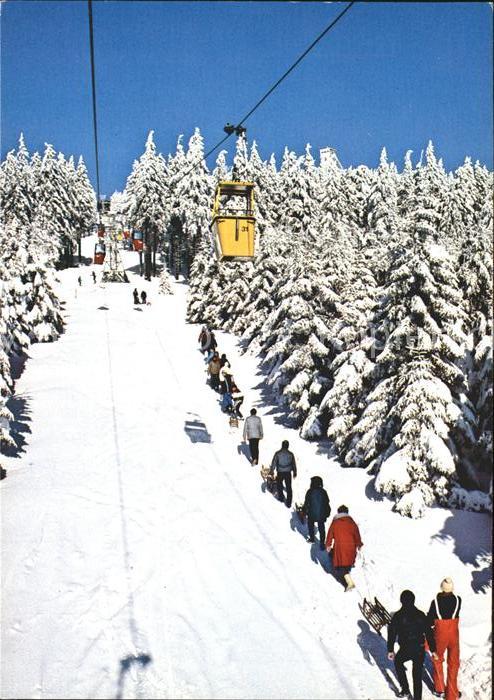 Braunlage Harz Wurmberg Seilbahn