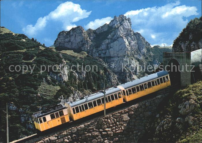 Zahnradbahn Wendelsteinbahn Tunneleinfahrt Soinkesselspitze