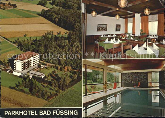 Bad Fuessing Fliegeraufnahme Park Hotel