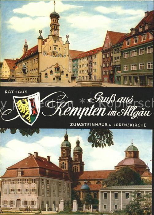Kempten Allgaeu Zumsteinhaus Lorenzkirche