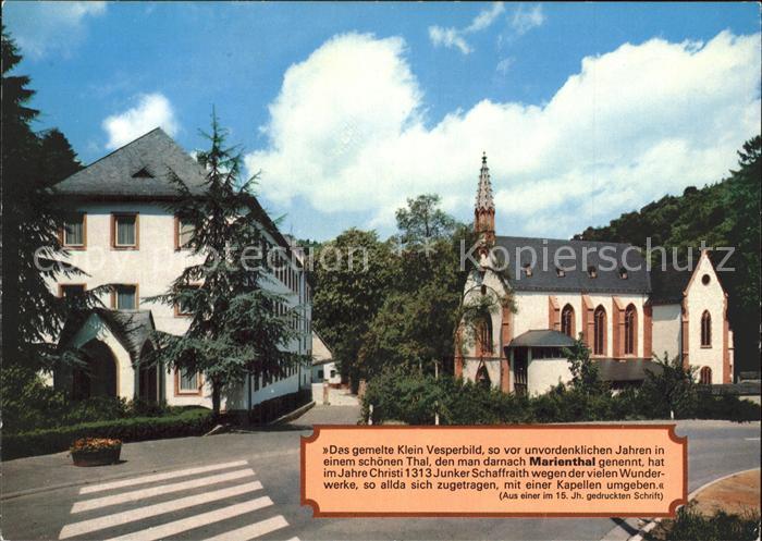 Marienthal Rheingau Wallfahtsort