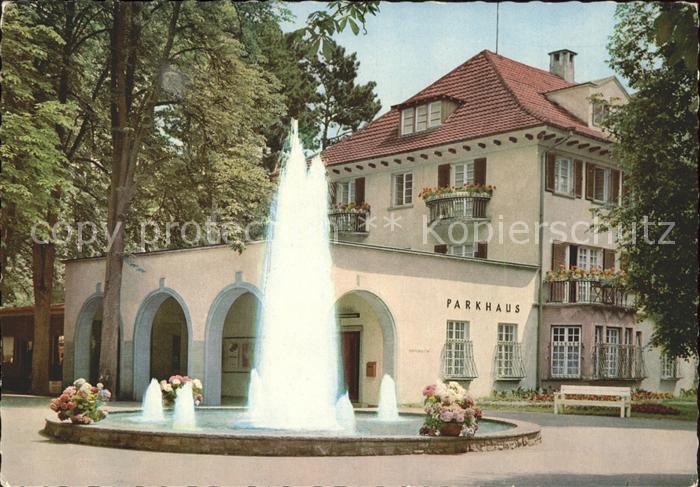 Bad Mergentheim Springbrunnen im Kurpark