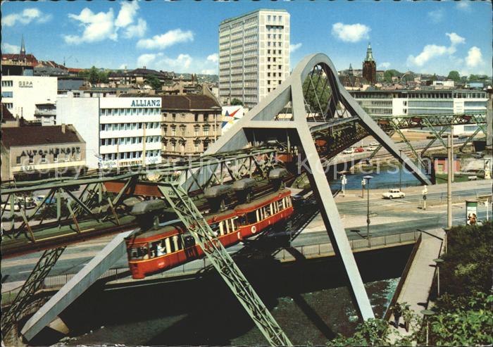 WUPPERTAL NRW Schwebebahn Stadtmitte