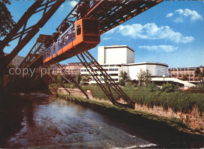 WUPPERTAL NRW Schwebebahn Schauspielhaus