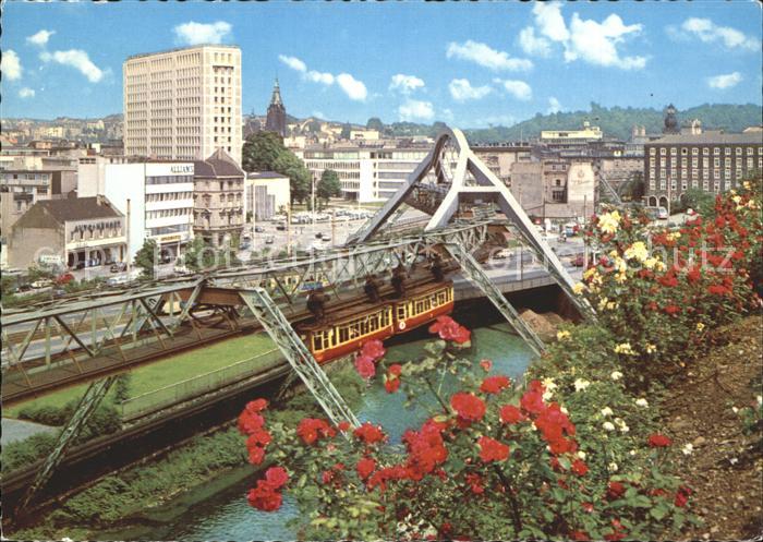 WUPPERTAL NRW Schwebebahn Stadtmitte