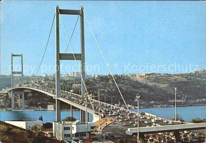 Istanbul Constantinopel The Bosporus Bridge from Beylerbeyi