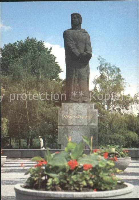 Poznan Posen Denkmal Adama Mickiewicza