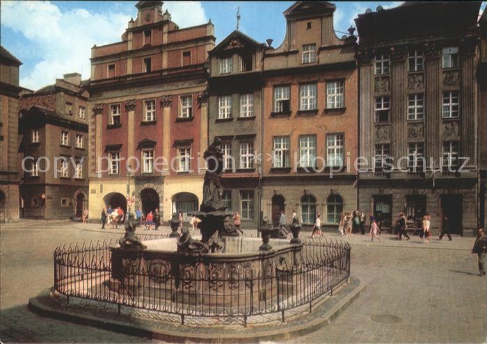 Poznan Posen Fragment Starego Rynku
