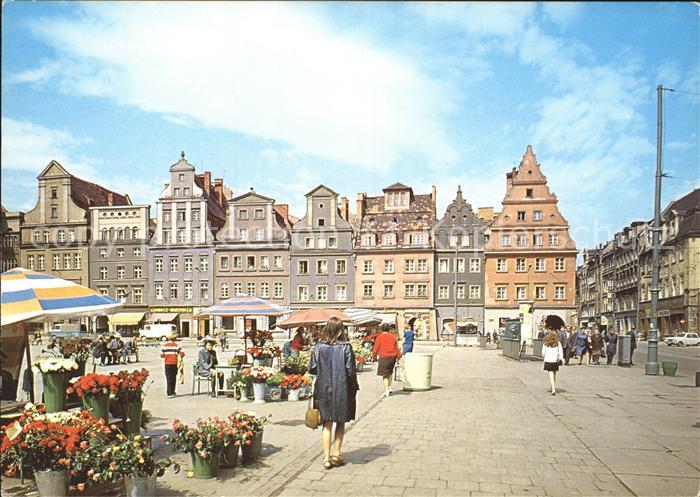 Wroclaw Plac Solny Giebelhaeuser