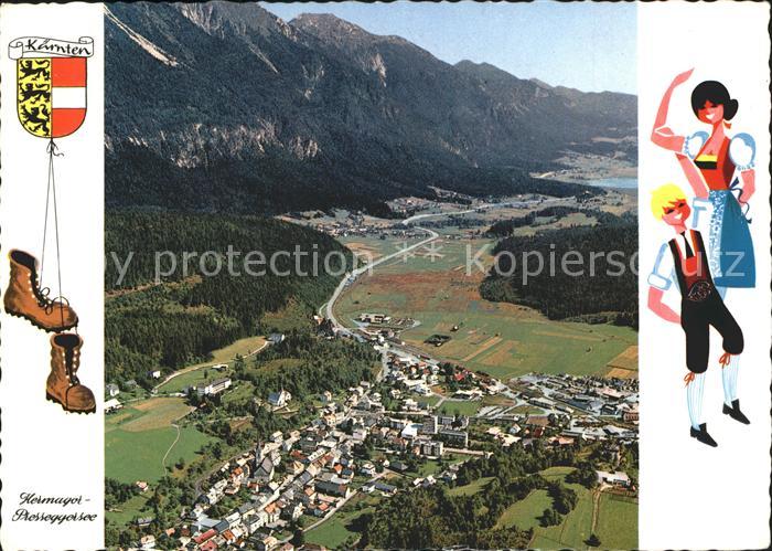 Hermagor Kaernten Fliegeraufnahme