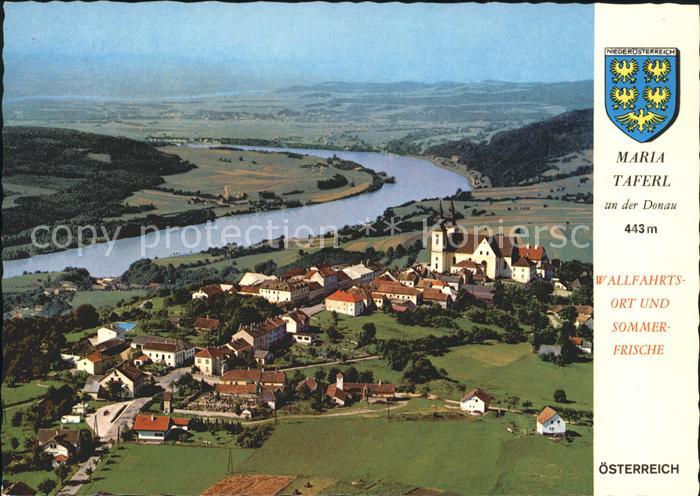 Maria Taferl Fliegeraufnahme mit Donau
