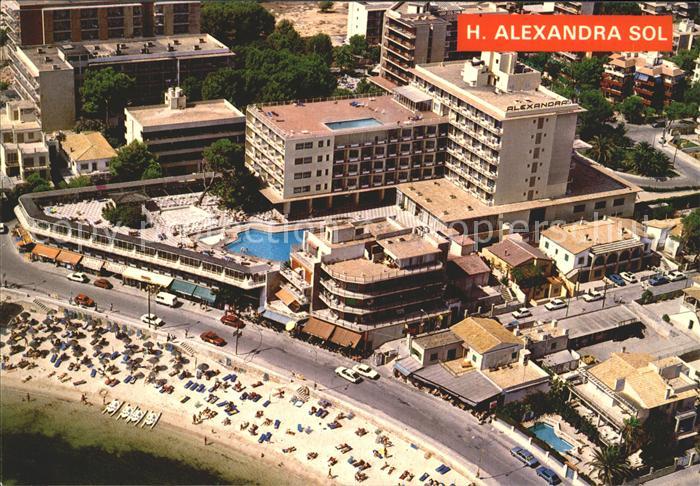 Can Pastilla Palma de Mallorca Hotel Alexandra Sol Flugaufnahme