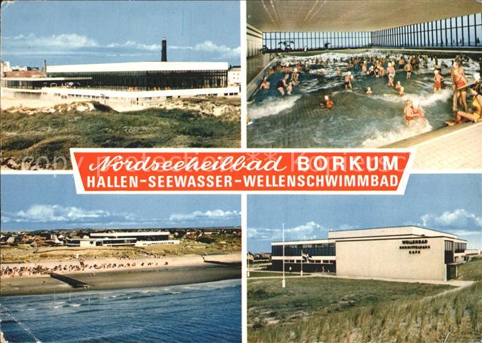BORKUM Nordseebad Niedersachsen Hallen-Seewasser-Wellenschwimmbad