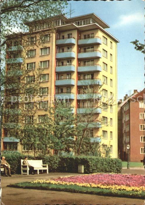 Karl-Marx-Stadt CHEMNITZ Hochhaus am Schlossteich