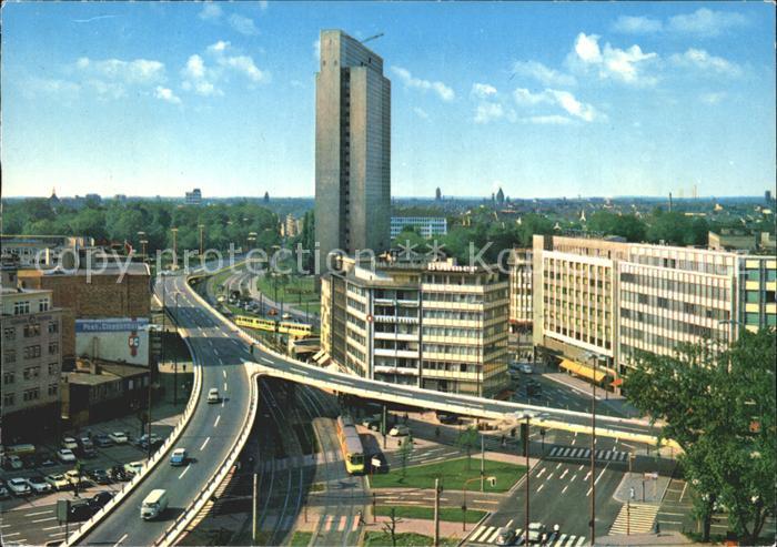 DuessELDORF  CITY Hochstrasse und Thyssen Haus