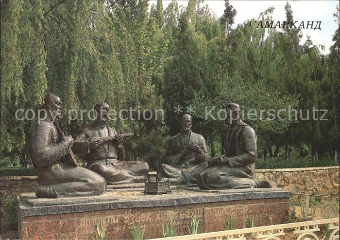 Samarkand Poets Garden Denkmal