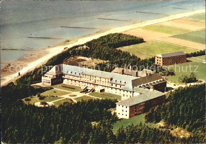 Insel Foehr Fliegeraufnahme Sanatorium Utersum