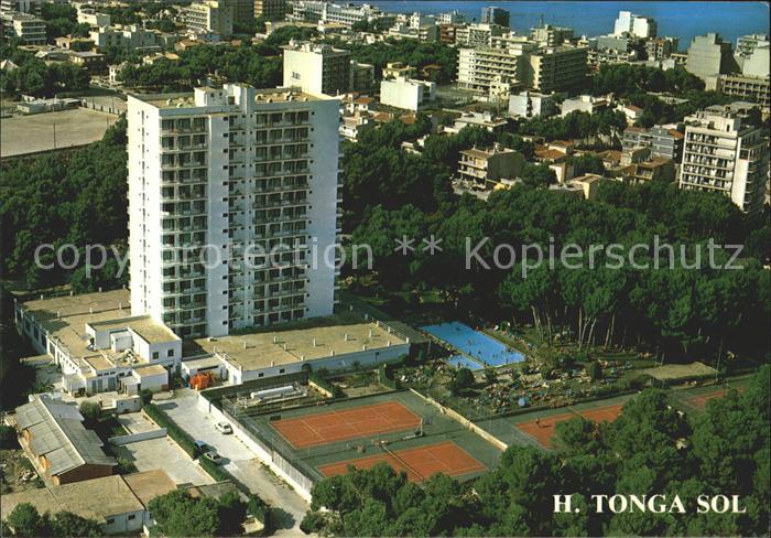 Can Picafort Mallorca Hotel Tonga Sol Fliegeraufnahme