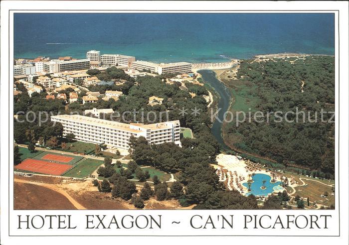 Can Picafort Mallorca Hotel Exagon Fliegeraufnahme