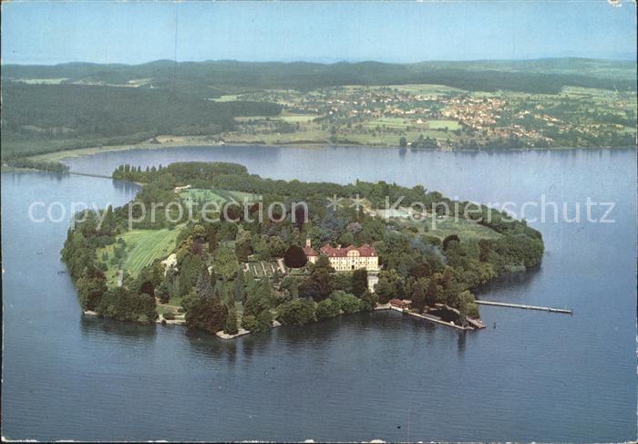 Insel Mainau Fliegeraufnahme Bodensee
