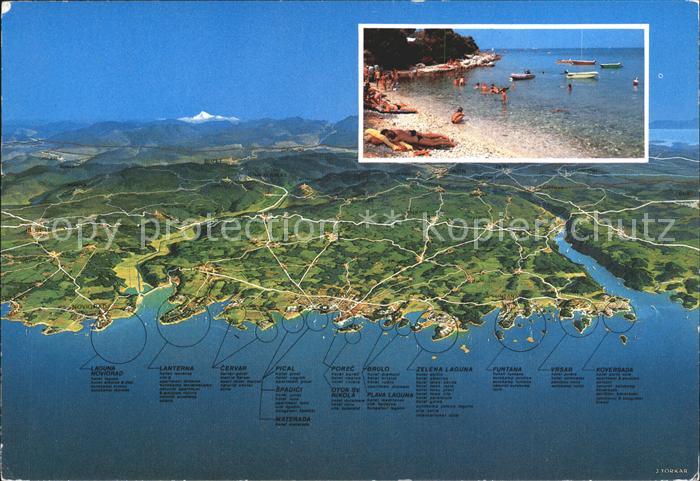 Porec Panoramakarte