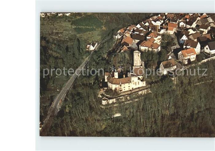 Krautheim Jagst Fliegeraufnahme Burg