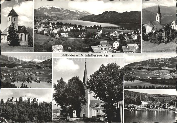 Seeboden Millstaettersee Kirche See Burgruine
