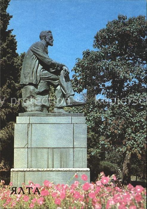 Jalta Yalta Krim Crimea Denkmal Tschechov