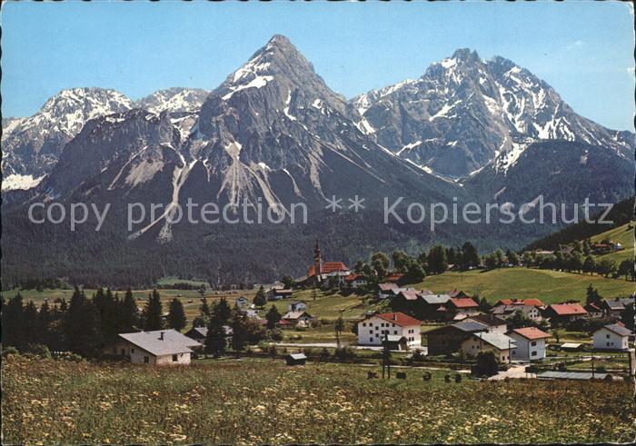 Lermoos Tirol Sonnenspitze Mieminger Hochgebirge