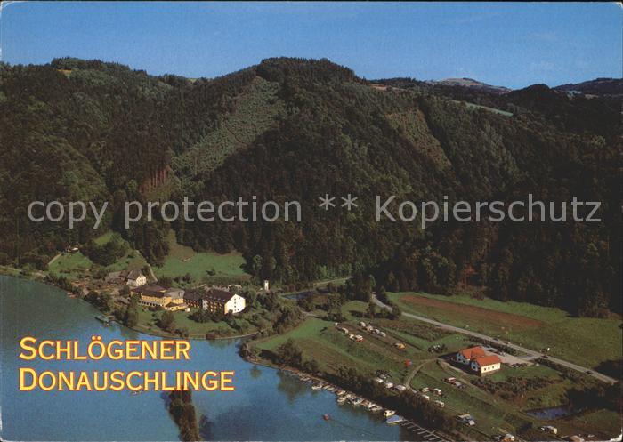 Haibach Donau Schloegener Donauschlinge Fliegeraufnahme